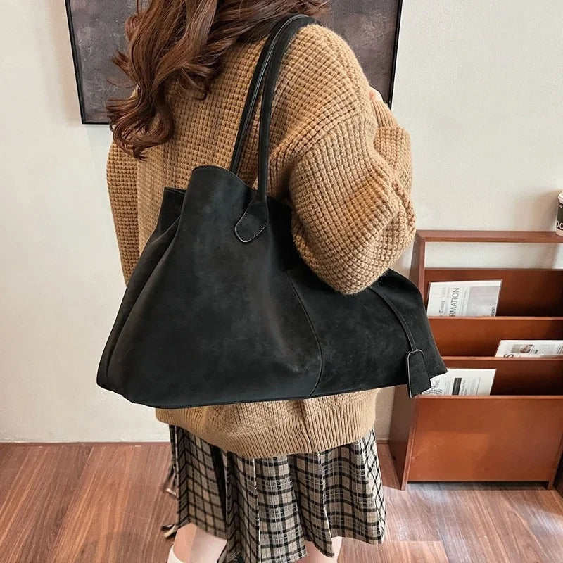 Premium Large Leather Tote Bag