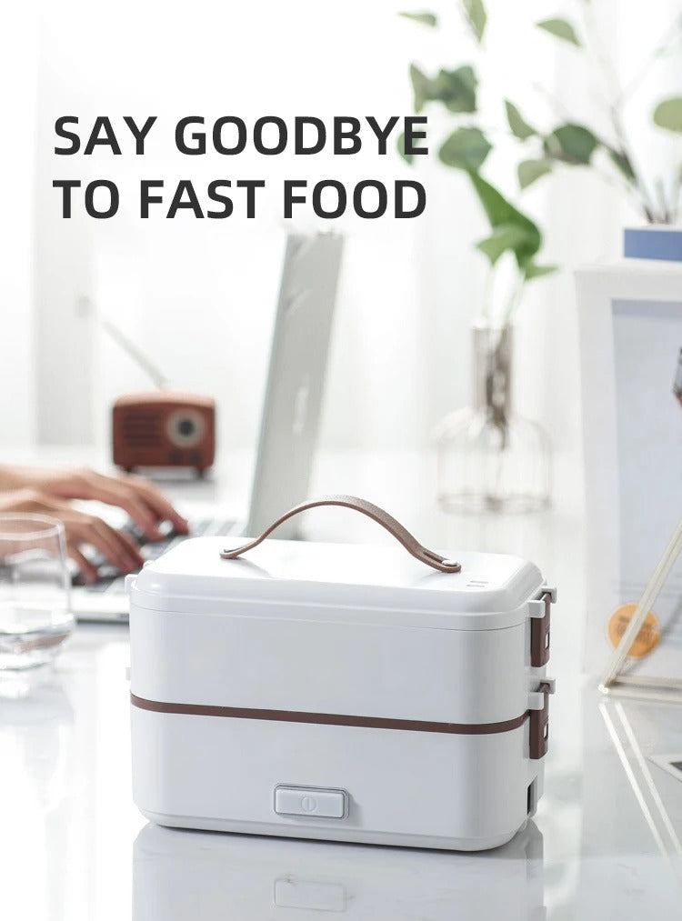 Insulated Electric Lunch Box - Compact Meal Heater