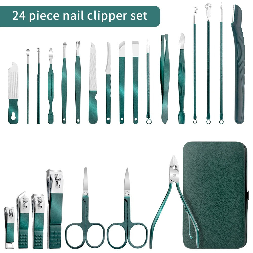 Premium Nail Care Kit Stainless Steel Tools