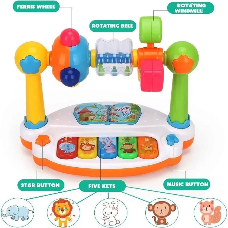 Fun Musical Baby Keyboard Toy with Lights & Sounds