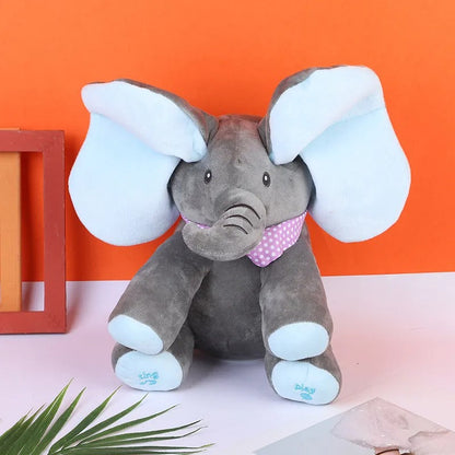 Cute Elephant Soft Talking Toy