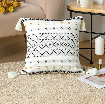 Elegant Velvet Pillowcase with Embroidered Pattern