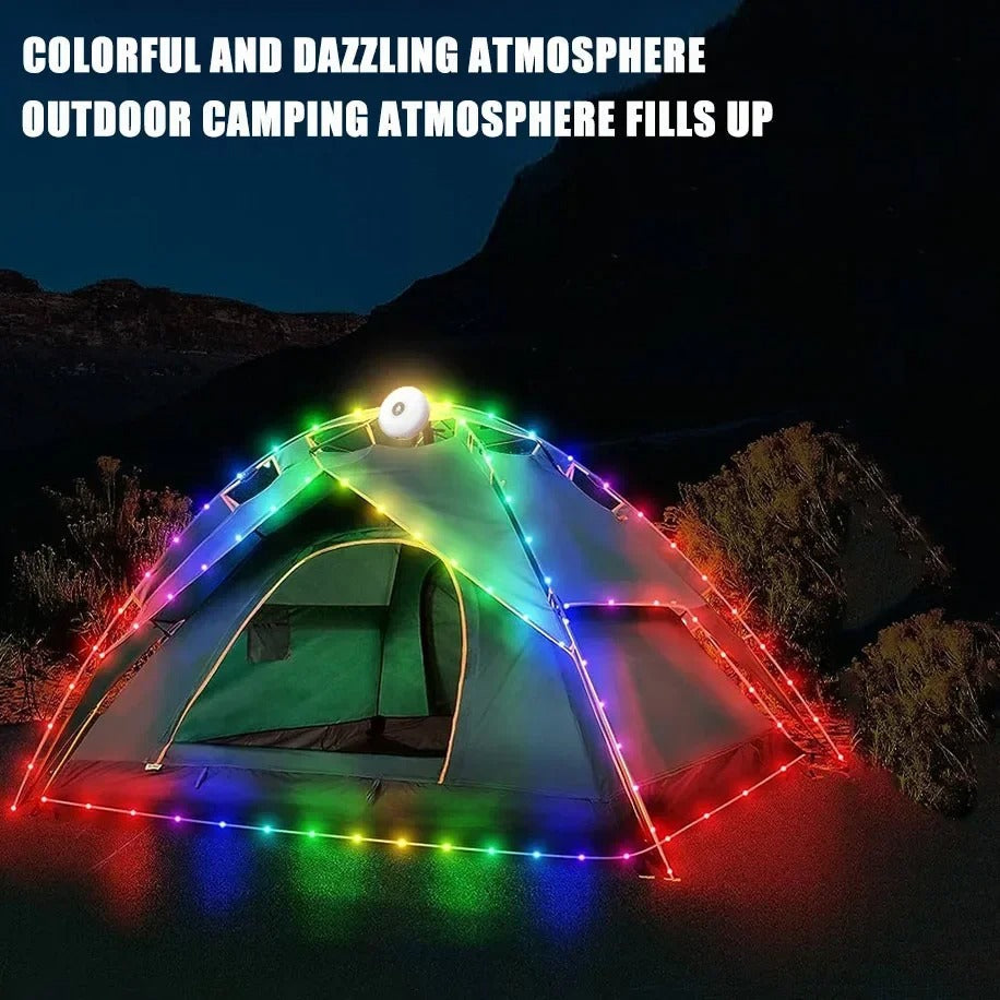 Bright Solar Powered Patio String Lights