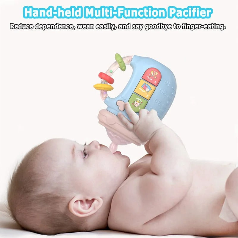 Soothing Baby Pacifier with Teether and Rattle Toys