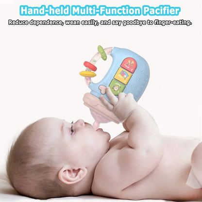 Soothing Baby Pacifier with Teether and Rattle Toys