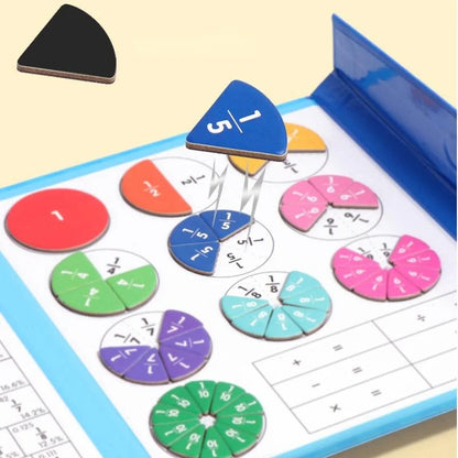 Educational Fraction Magnet Set for Kids Learning
