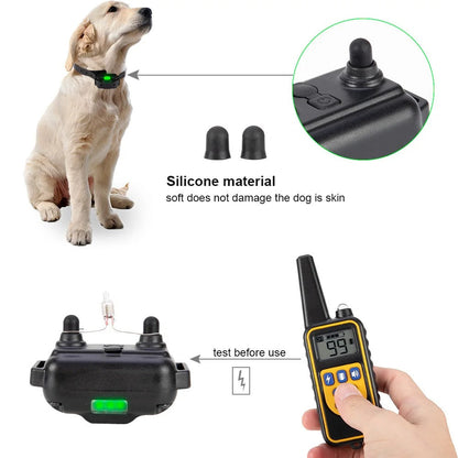 Waterproof Remote Dog Training Collar - Long Range Shock Collar