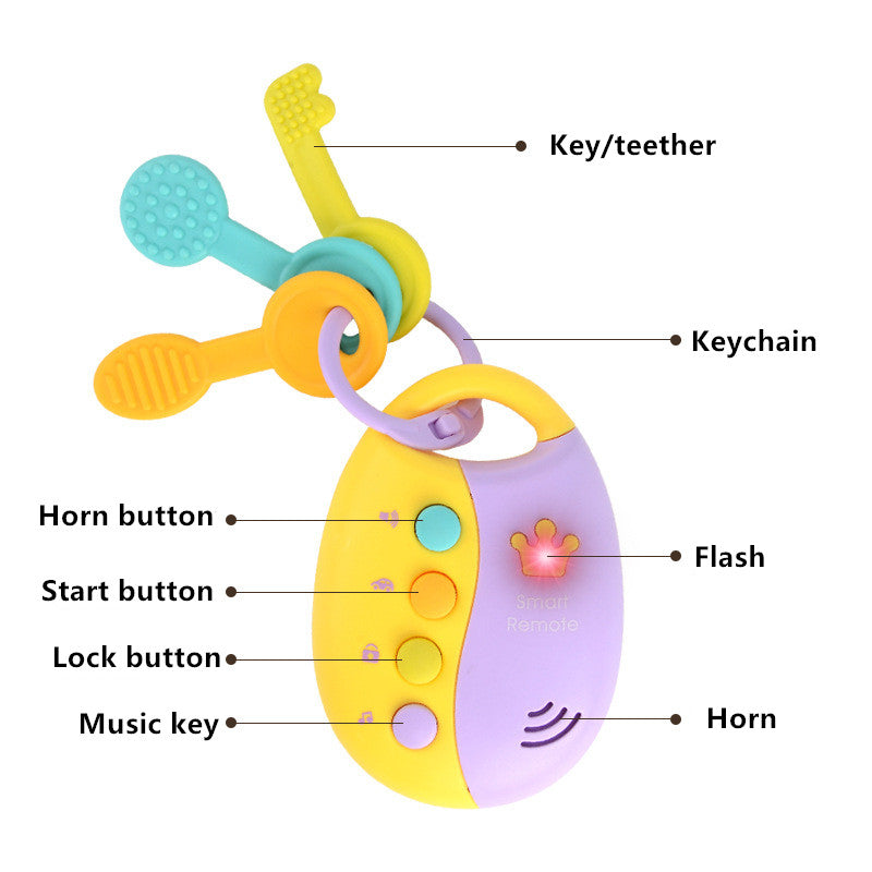 Fun Musical Car Key Chain Toy