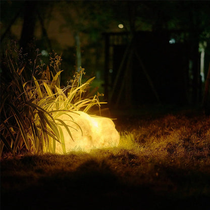 Vibrant Stone Solar Garden Lights - Durable Outdoor Landscape Lighting for Pathways and Gardens-6