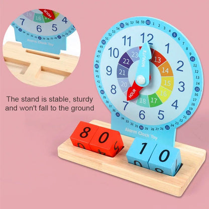 Kids Learning Clock Time Teaching Toy