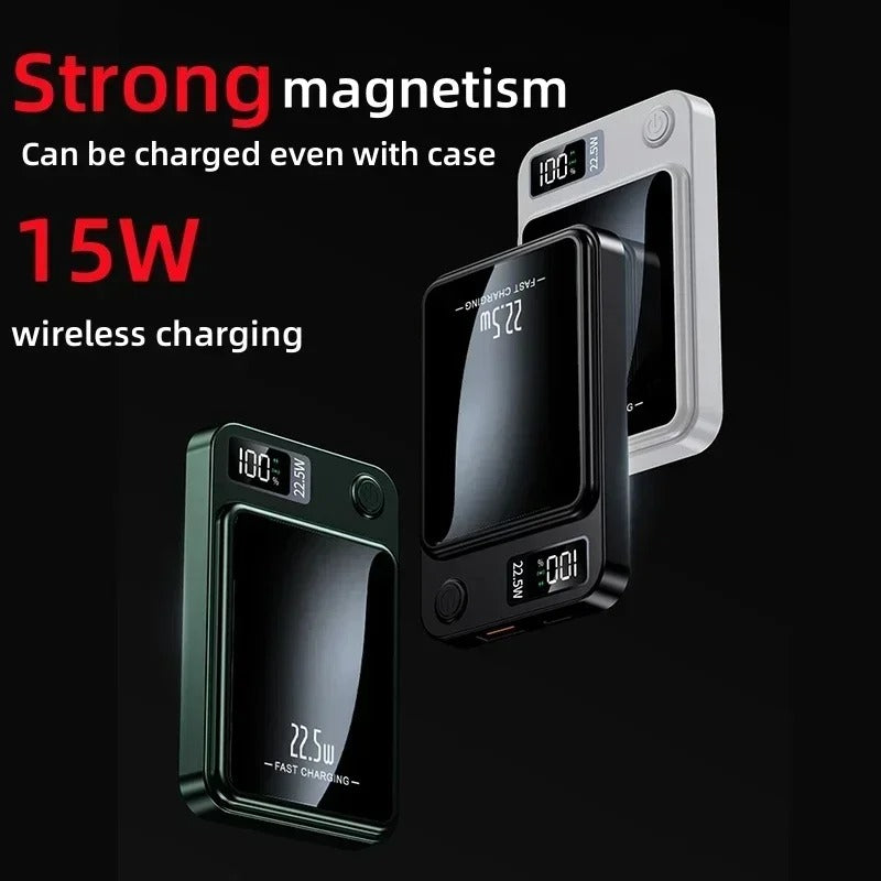 Quick Charge Wireless Portable Power Bank with Fast Charging