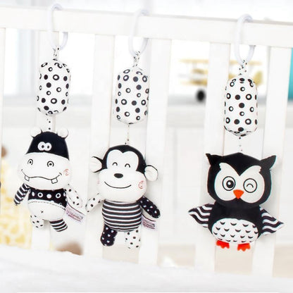 Cute Soft Baby Toy Plush Rattle Friends
