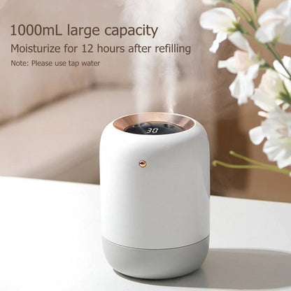 Compact UV Air Purifier Humidifier for Clean Air