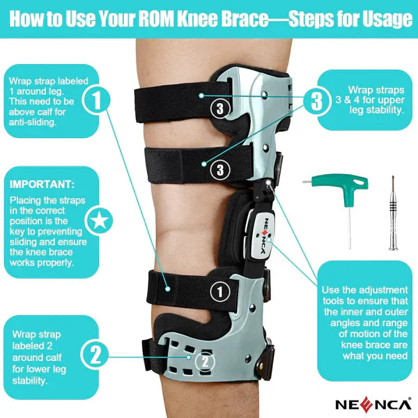 Comfortable Knee Support Wrap for Arthritis Relief