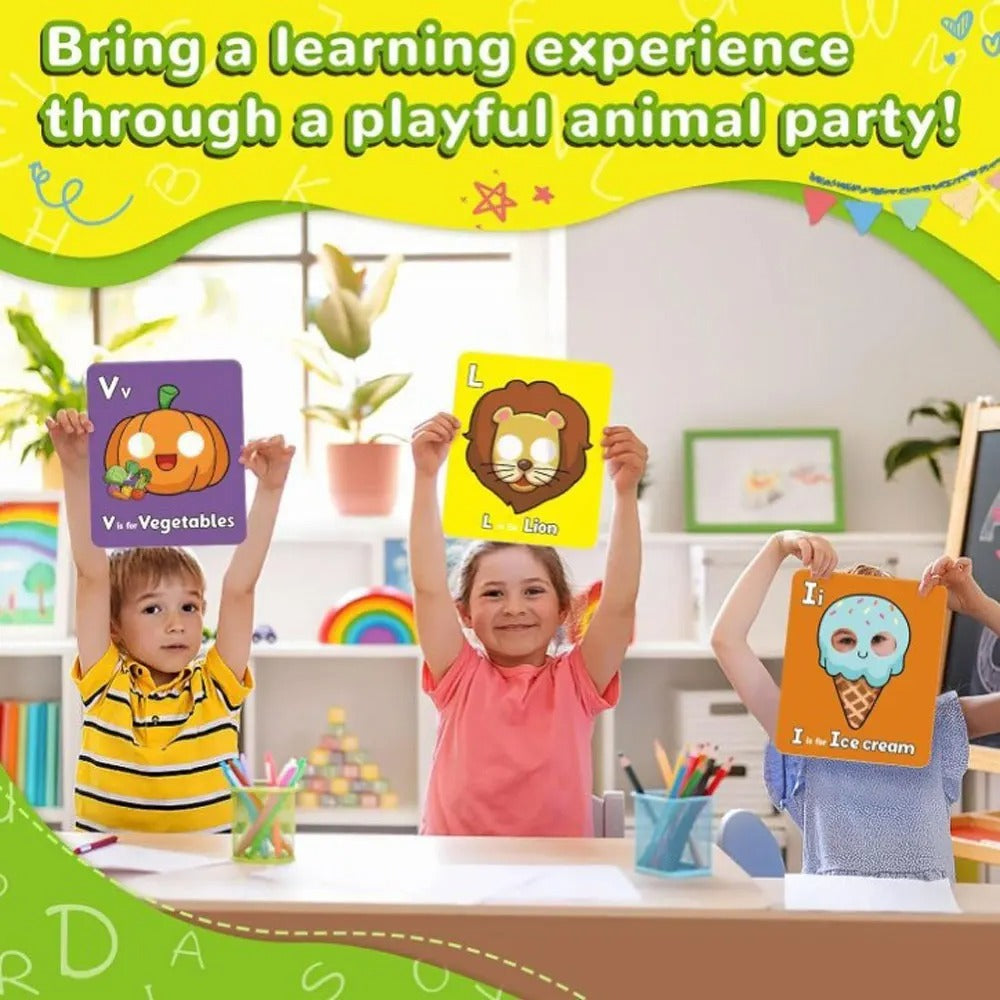 Fun Animal Alphabet Learning Cards
