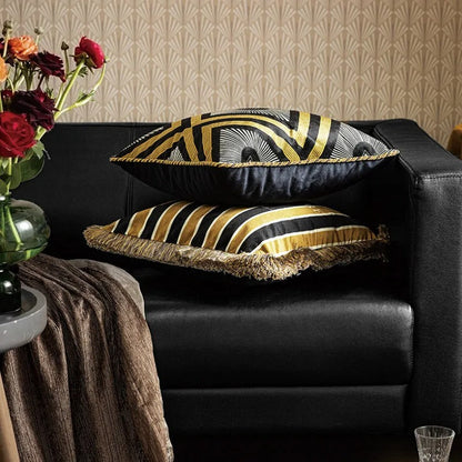 Premium Golden Pillowcase with Bee Pattern for Sophisticated Homes