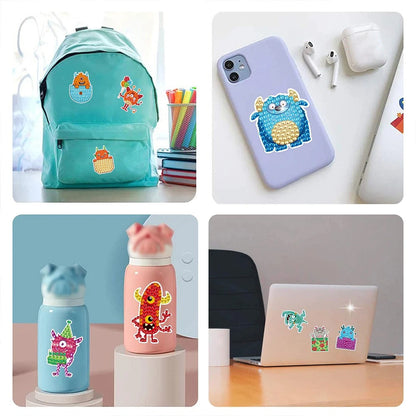 Fun Kids Diamond Art Sticker Set