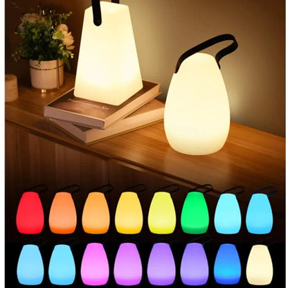 Wireless Outdoor Rechargeable Table Lamp with Remote