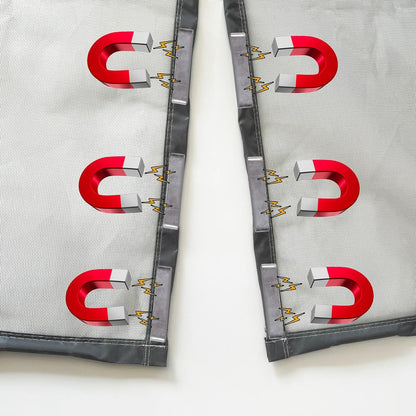 Magnetic Screen Door with Auto Close for Bug Control