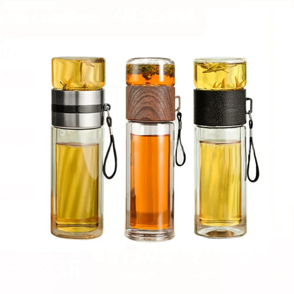 Clear Insulated Water Bottle with Infuser