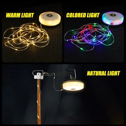 Bright Solar Powered Patio String Lights
