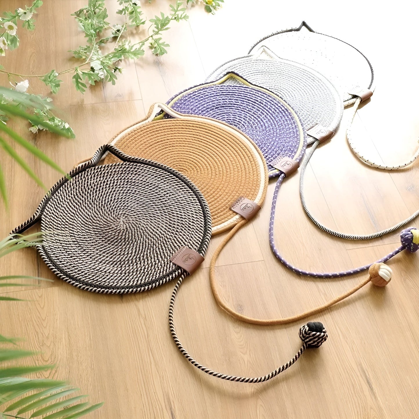 Durable Rope Cat Scratcher Mat with Claw Protection