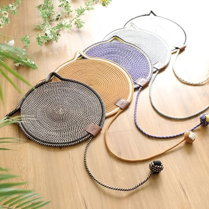 Durable Rope Cat Scratcher Mat with Claw Protection