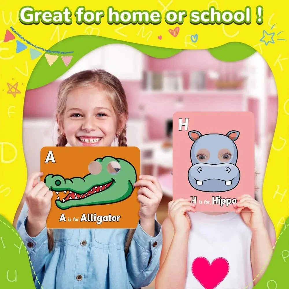 Fun Animal Alphabet Learning Cards - Fesara