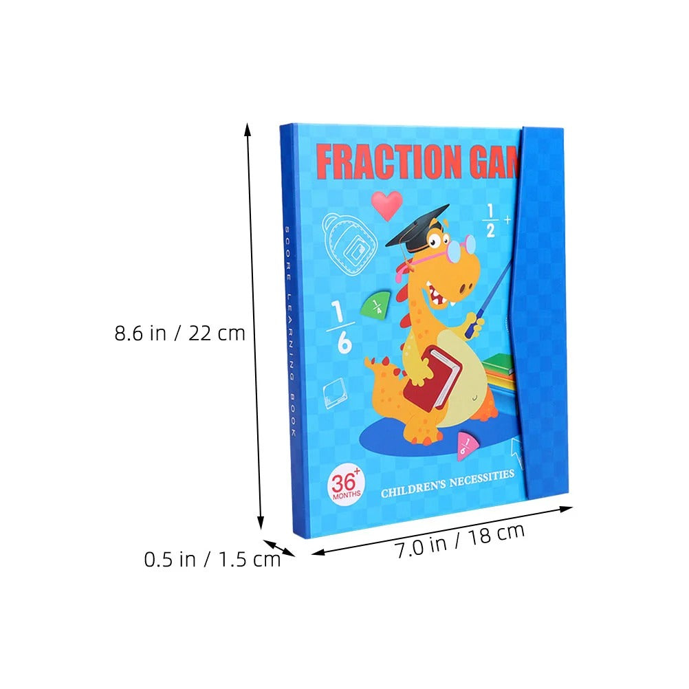 Educational Fraction Magnet Set for Kids Learning