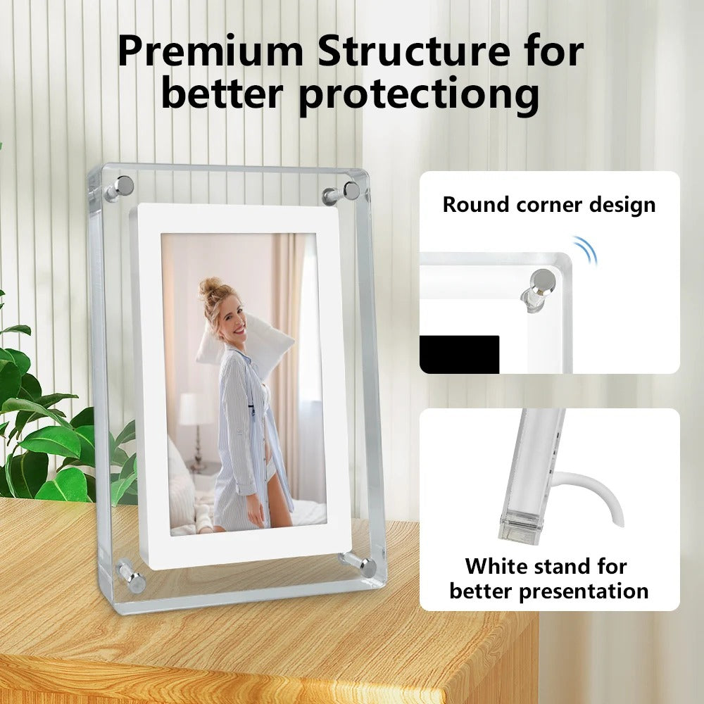 HD Digital Picture Frame - Show Photos and Videos