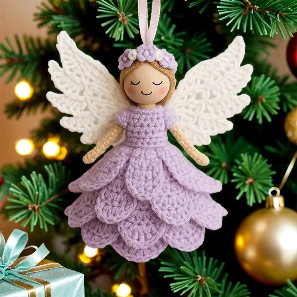 Handmade Crochet Angel Decoration - Fesara