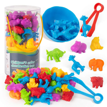 Fun Animal Sorting Montessori Toy Set