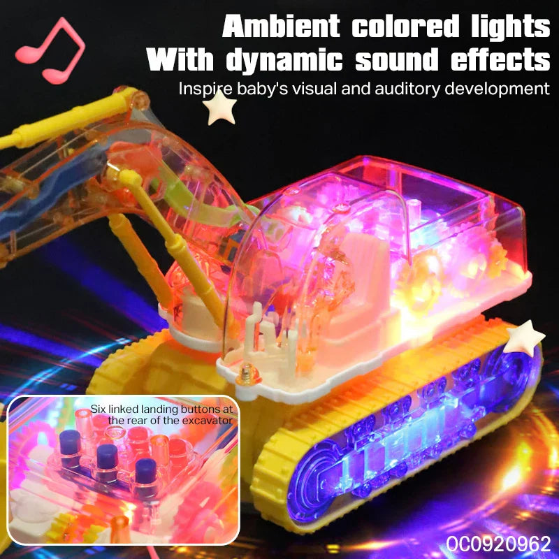 Colorful Musical Spinning Top Toy