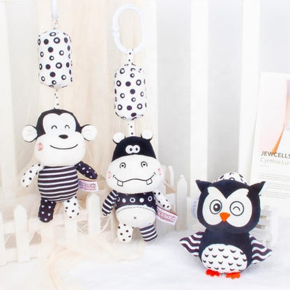 Cute Soft Baby Toy Plush Rattle Friends