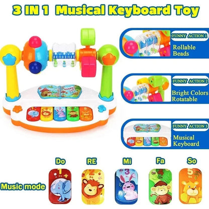 Fun Musical Baby Keyboard Toy with Lights & Sounds