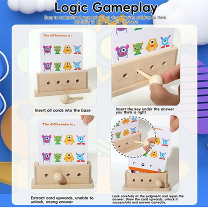 Fun Wooden Puzzle Toy for Kids Learning Development