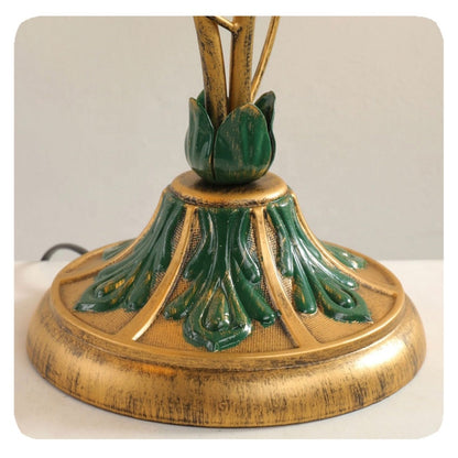 Beautiful Floral Desk Lamp with Natural Style