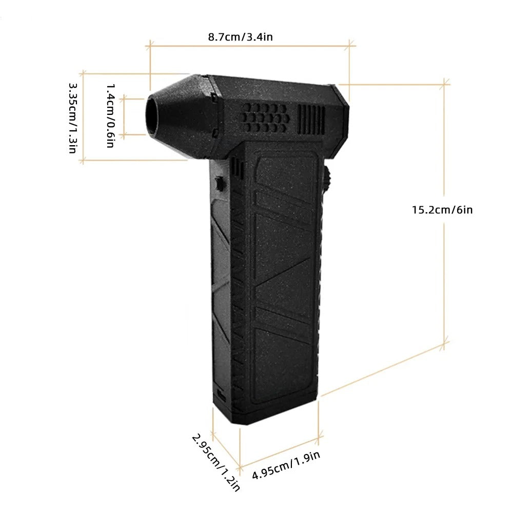 Fast Rechargeable Air Blower with Adjustable Speed