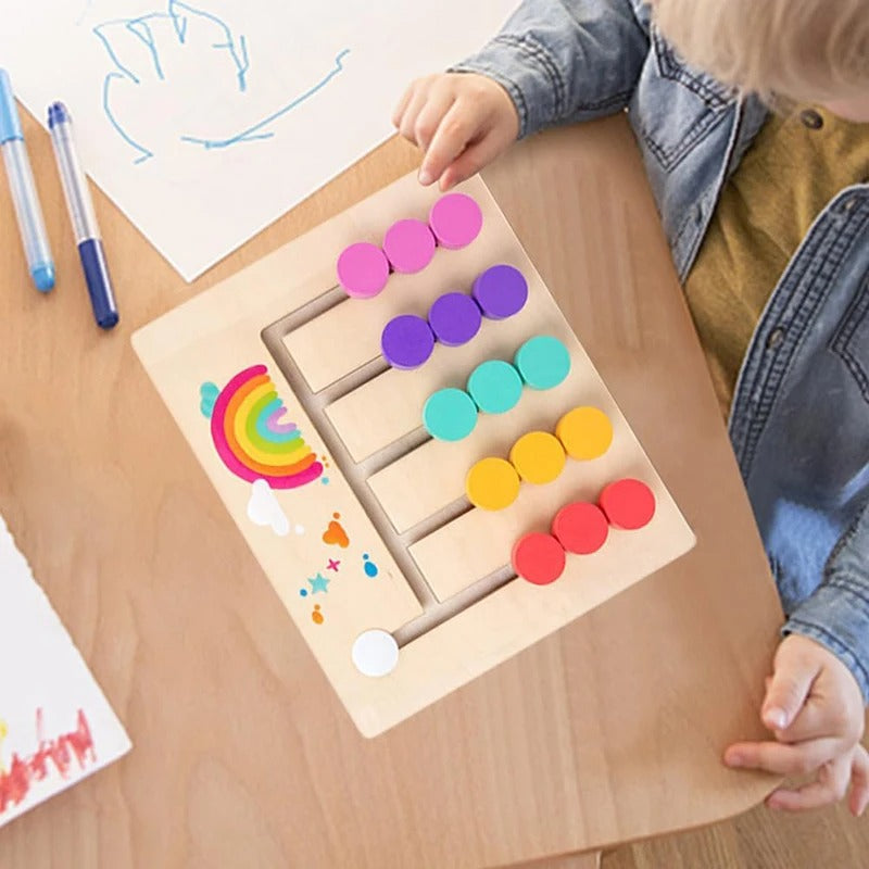 Wooden Learning Puzzle Toy for Kids Cognitive Development - Fesara