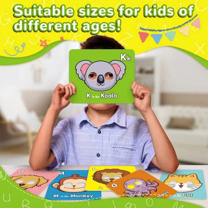 Fun Animal Alphabet Learning Cards