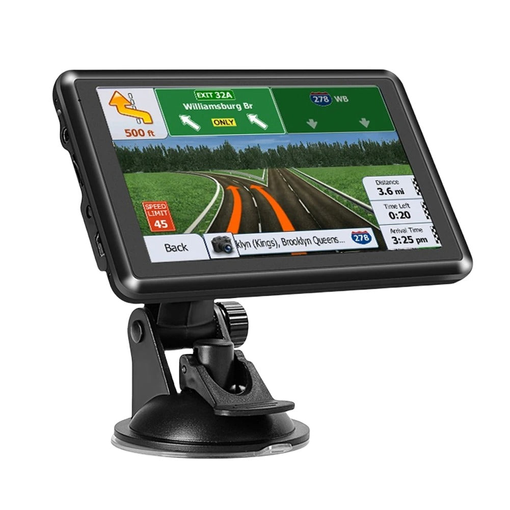 Easy Use 7 Inch GPS Navigator with Free Lifetime Maps