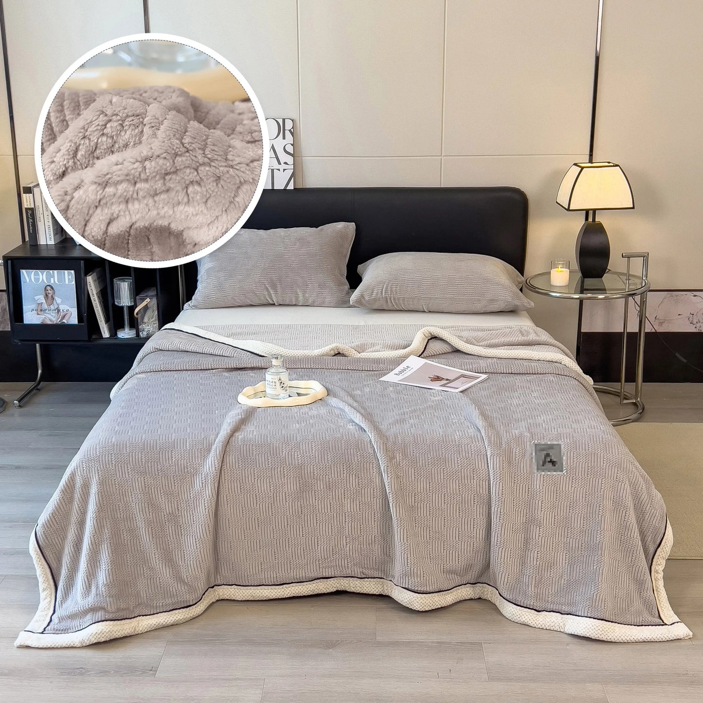 Plush Fleece Throw Blanket – Cozy and Warm