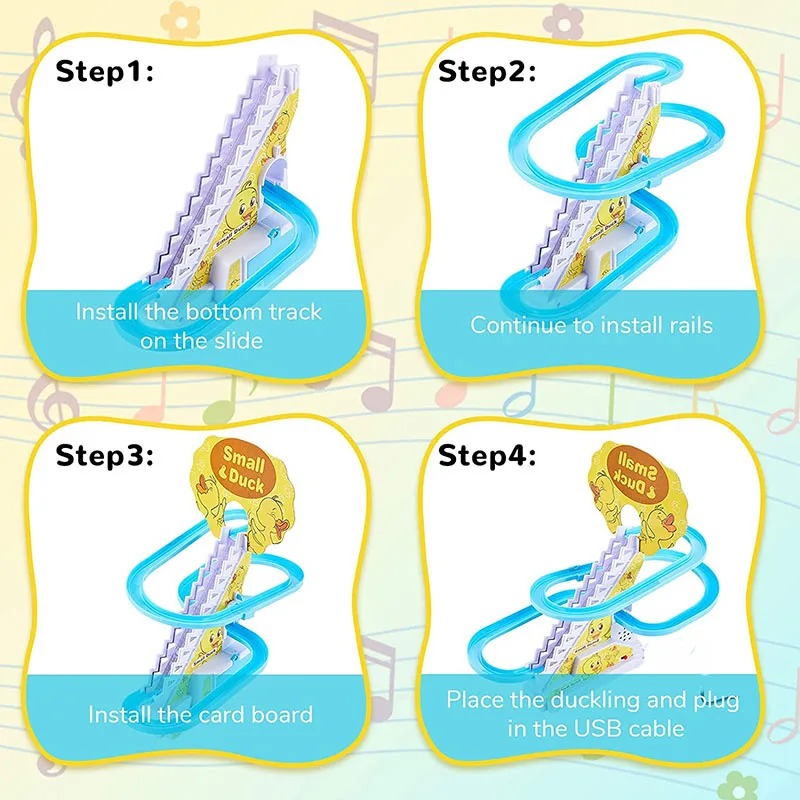 Duck Theme Kids Slide Amusement Ride
