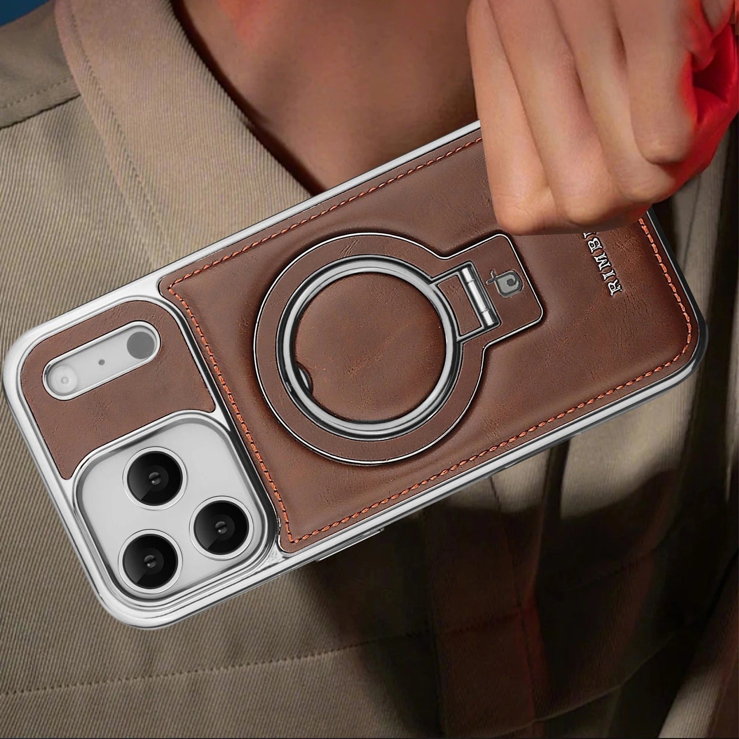 Premium Leather iPhone Case Strong Protection and Style