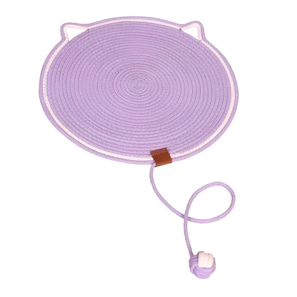 Durable Rope Cat Scratcher Mat with Claw Protection