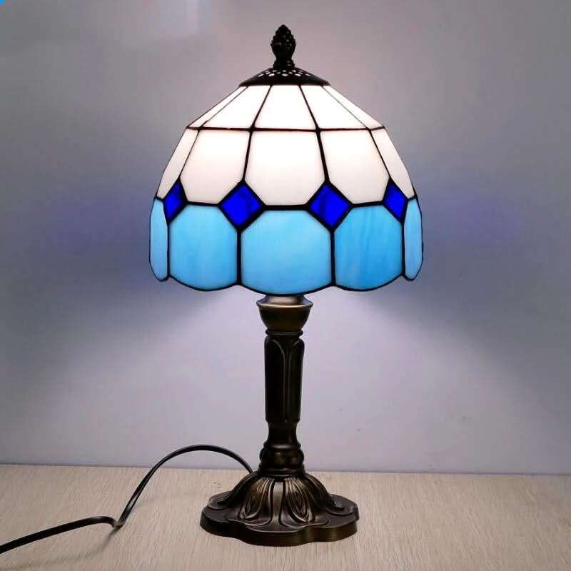 Vintage Style Glass LED Table Light Fixture