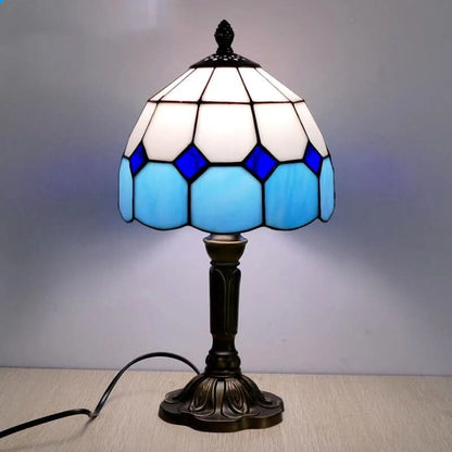 Vintage Style Glass LED Table Light Fixture