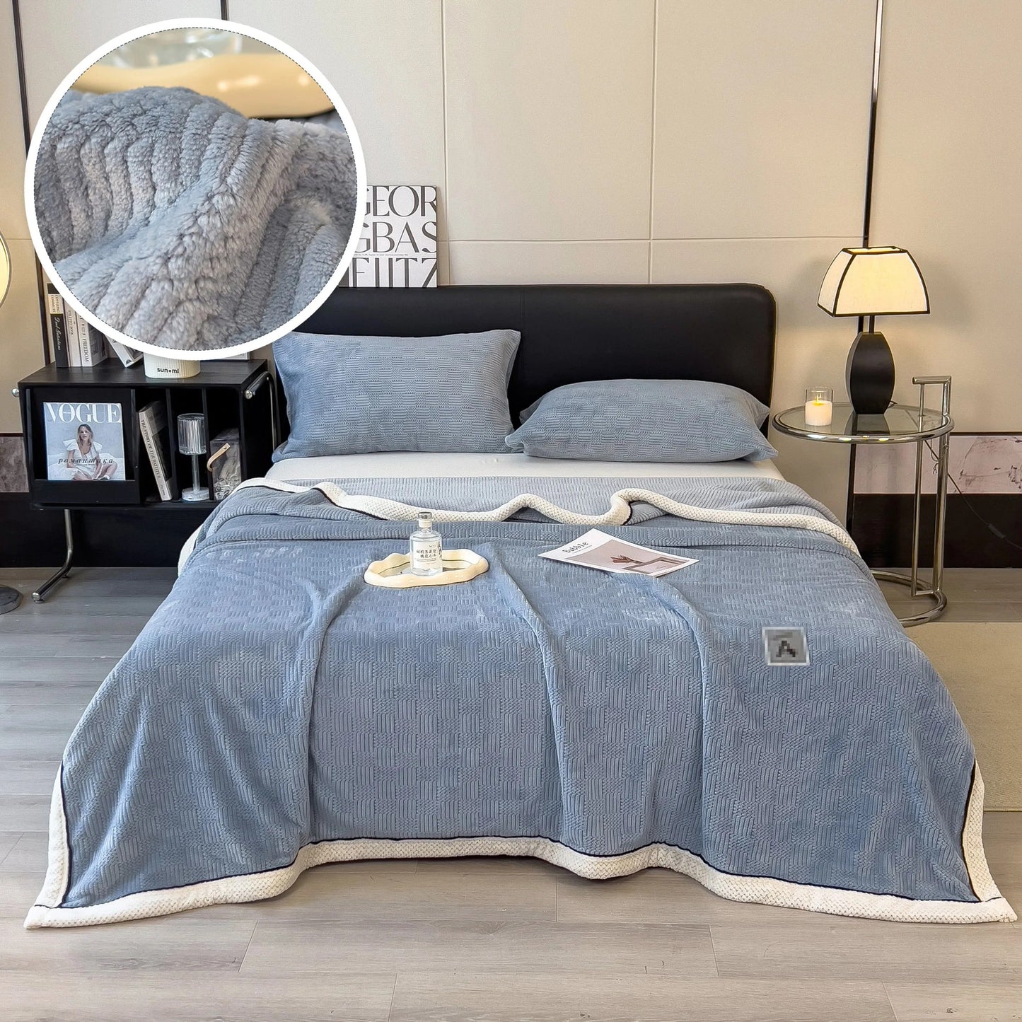 Plush Fleece Throw Blanket – Cozy and Warm