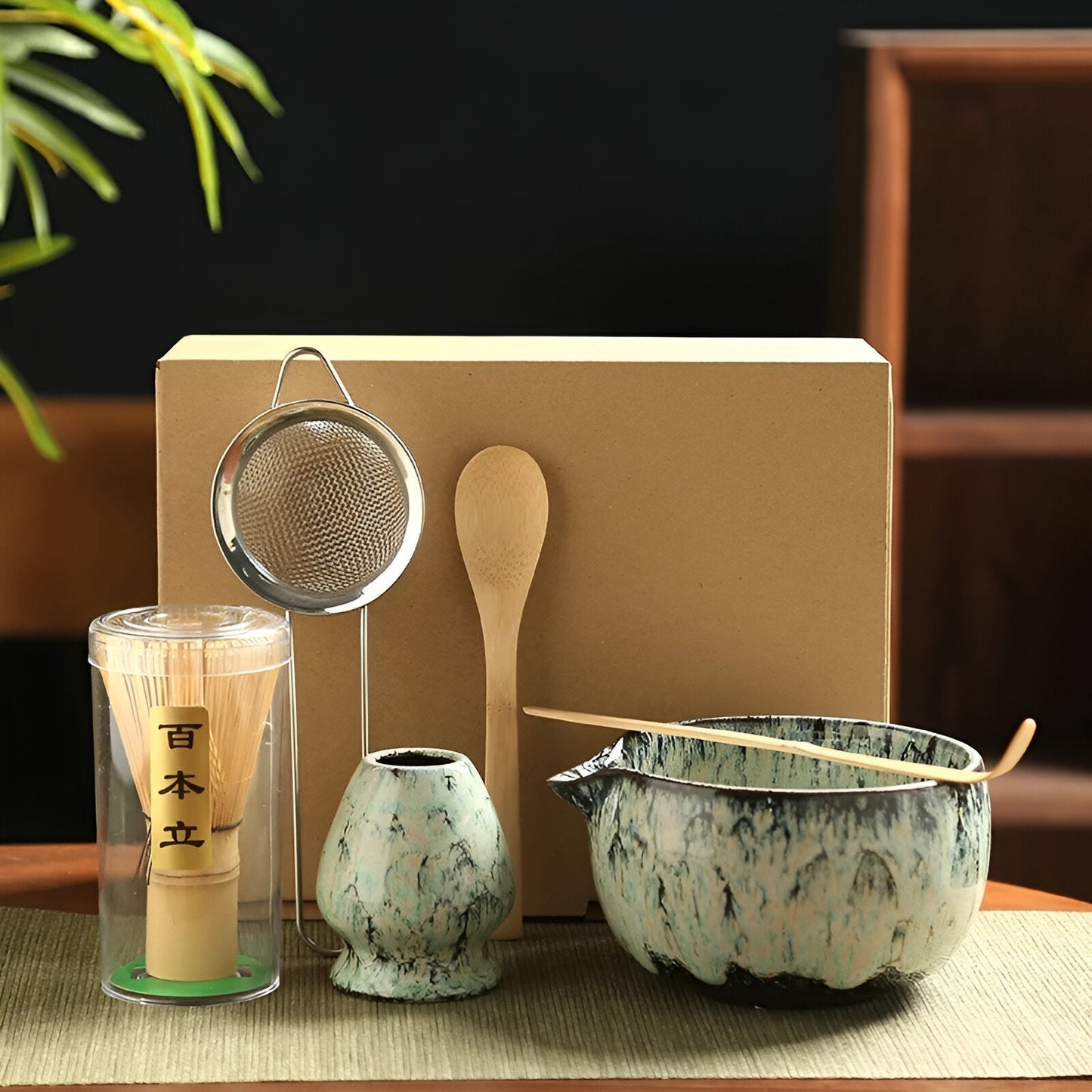 Classic Green Tea Set - 6pc Japanese Matcha Ceramic Kit