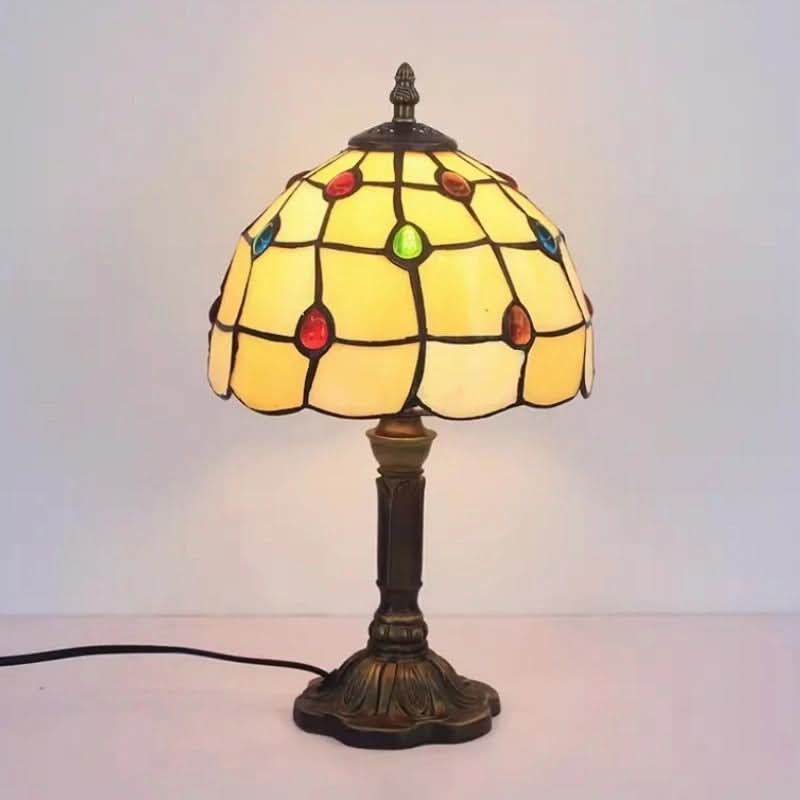 Vintage Style Glass LED Table Light Fixture